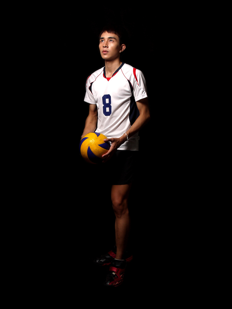 Asian Volleyball Player